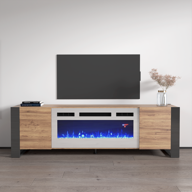 Woody WH-EF Fireplace TV Stand - Meble Furniture