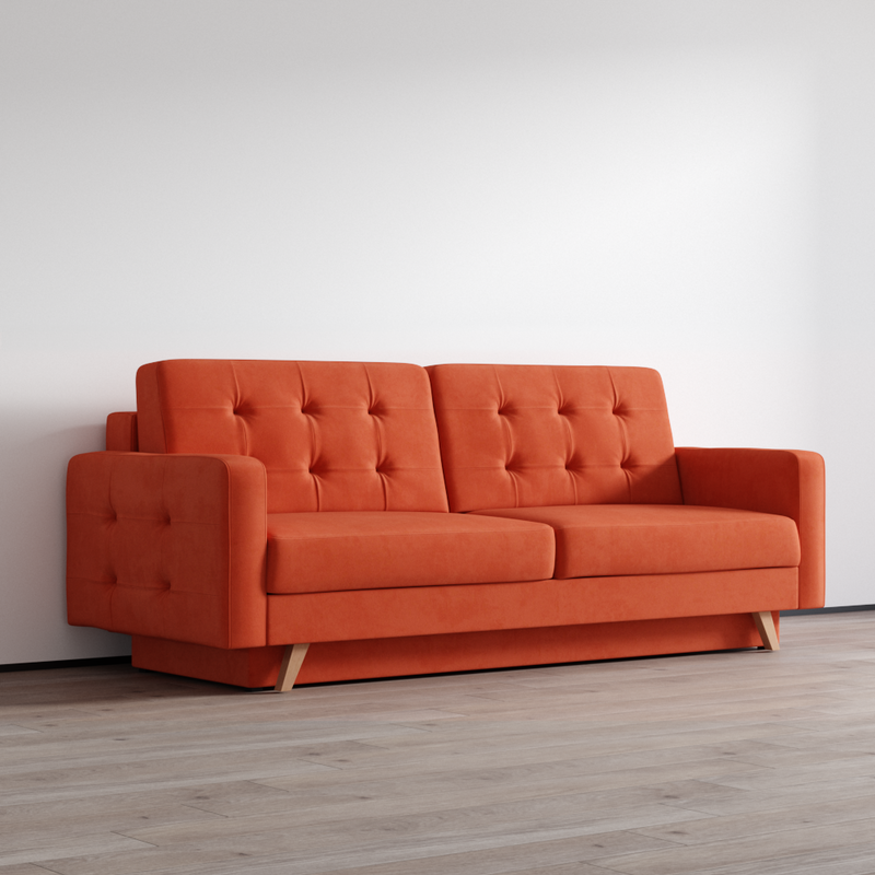 Mid century modern convertible sofa online