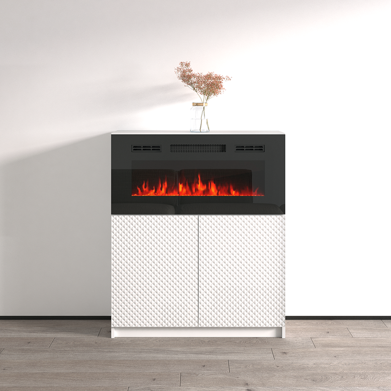 Carla 01 BL-EF Fireplace Sideboard - Meble Furniture