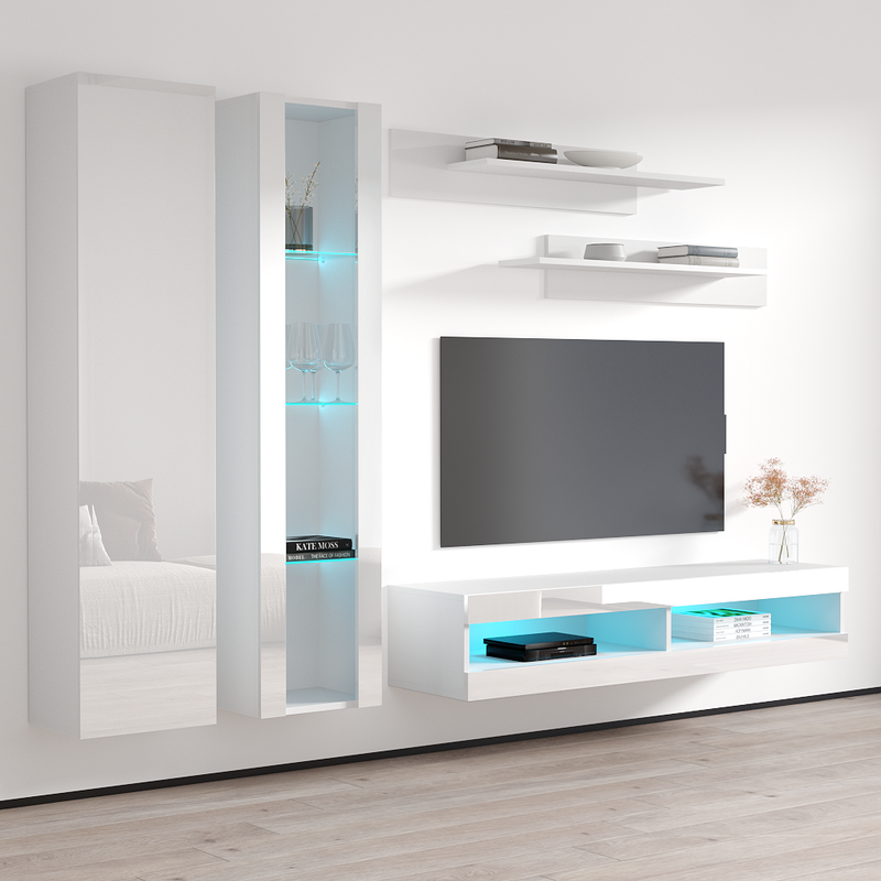 Fly A 34TV Floating Entertainment Center - Meble Furniture