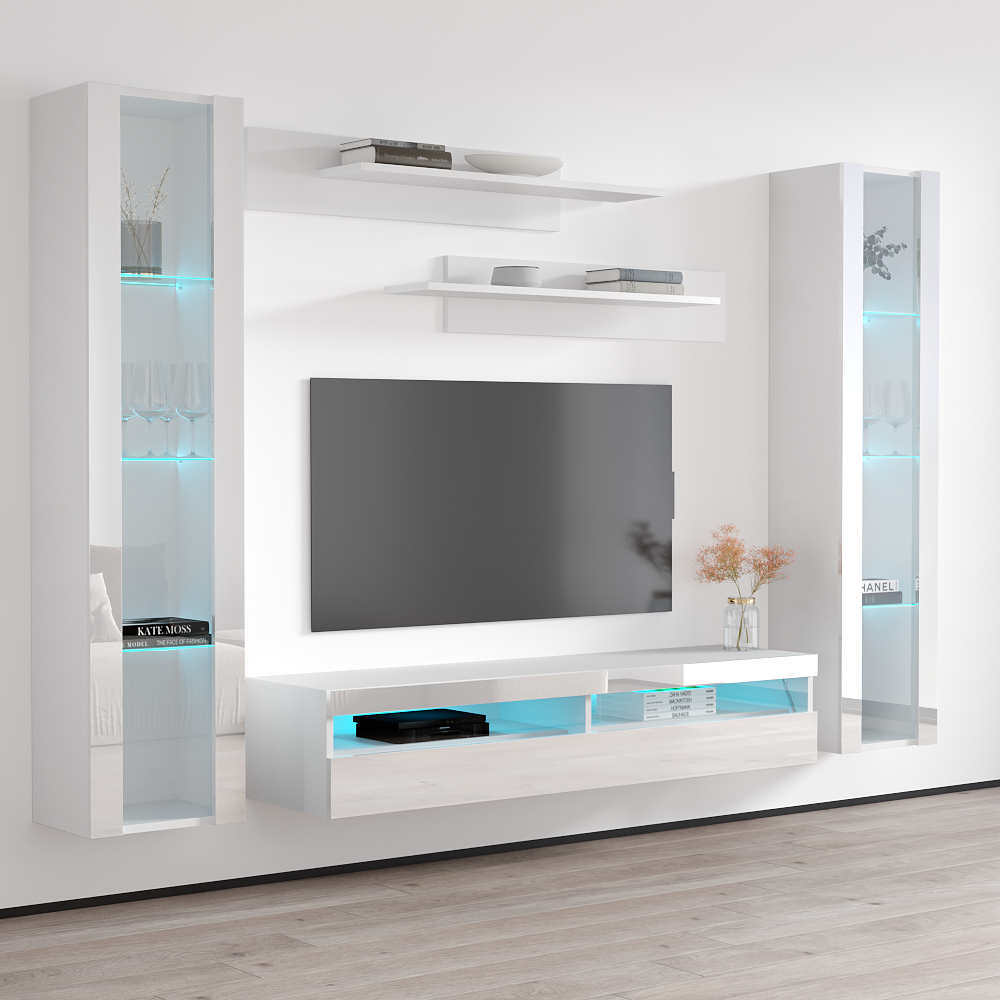 Fly A 35TV Floating Entertainment Center - Meble Furniture
