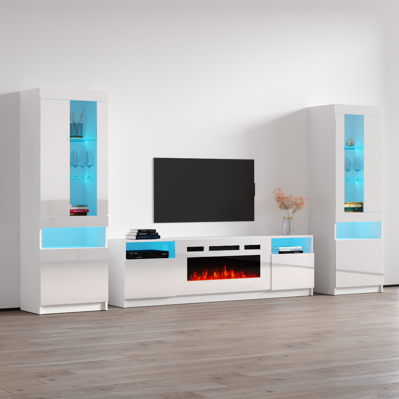 York WH02 Fireplace Entertainment Center - Meble Furniture