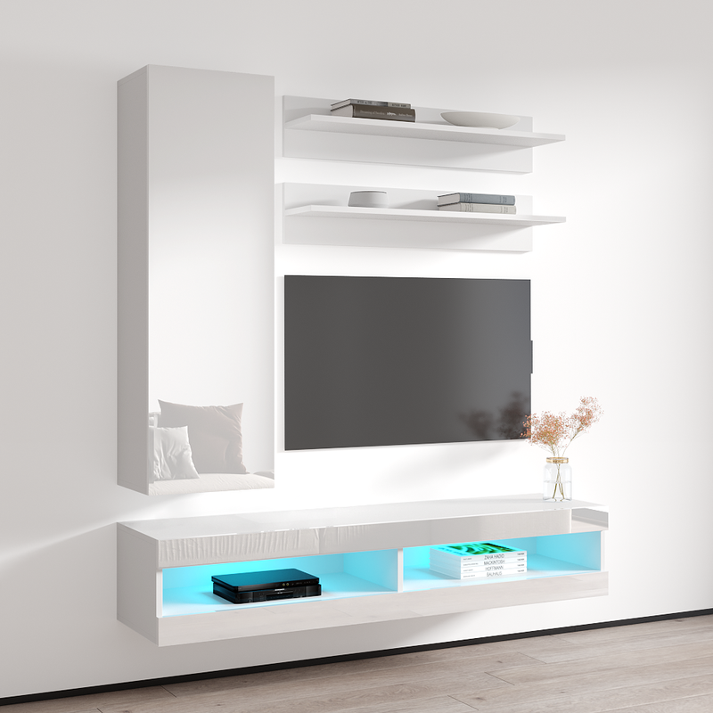 Fly H 34TV Floating Entertainment Center - Meble Furniture