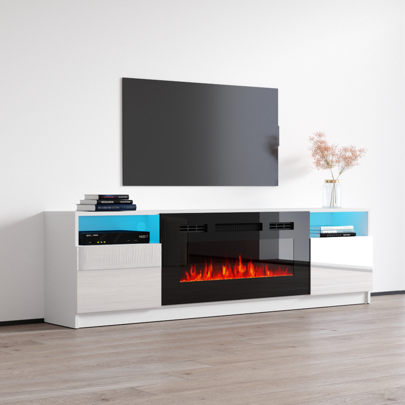 York 02 Fireplace TV Stand - Meble Furniture