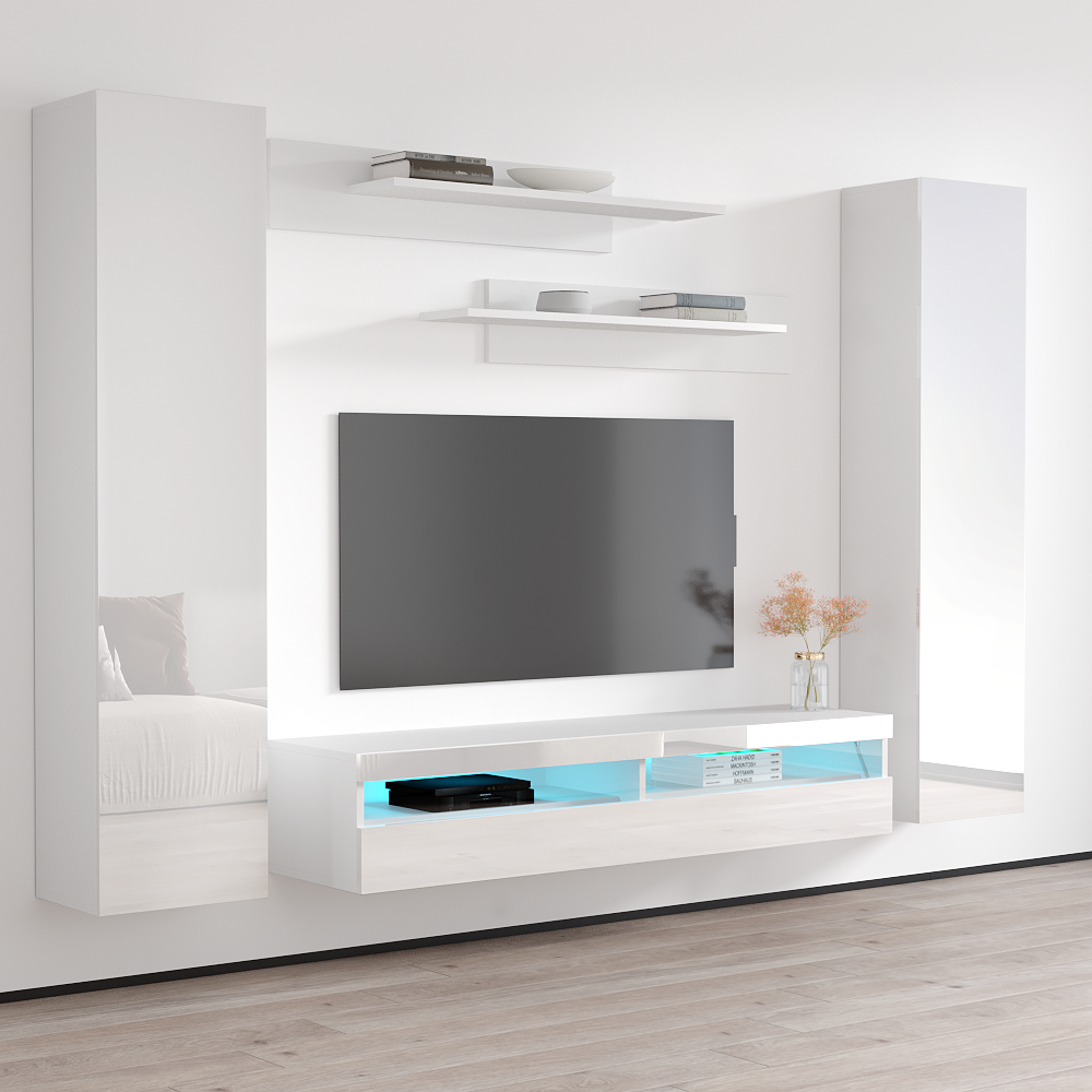 Fly A 35TV Floating Entertainment Center - Meble Furniture