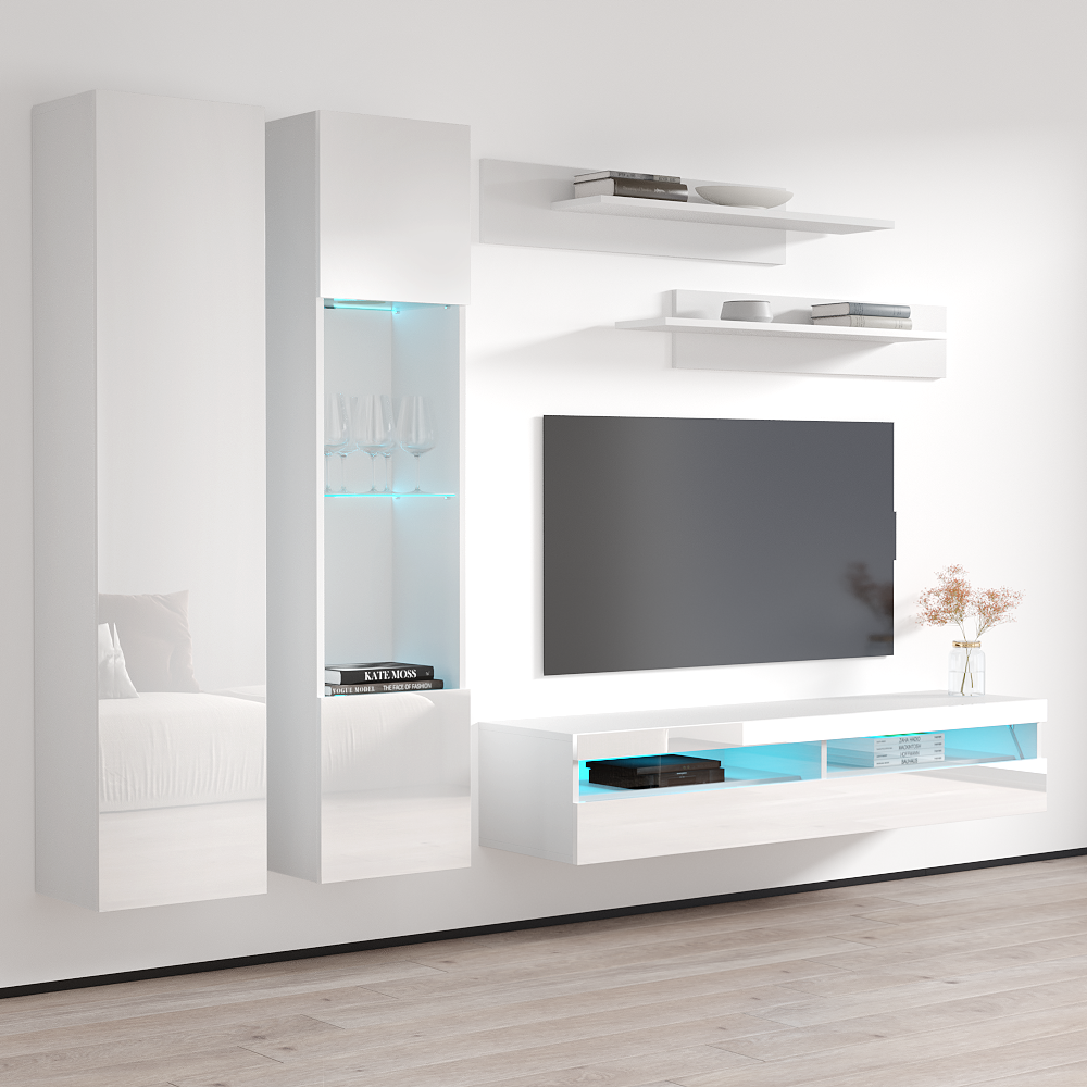 Fly A 35TV Floating Entertainment Center - Meble Furniture