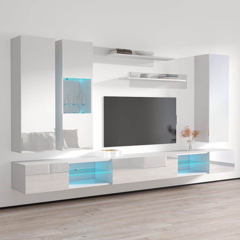 Fly E 33TV Floating Entertainment Center - Meble Furniture