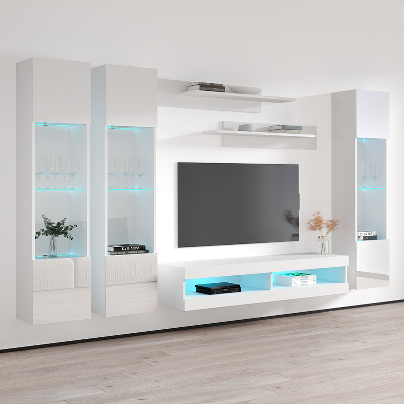 Fly C 34TV Floating Entertainment Center - Meble Furniture