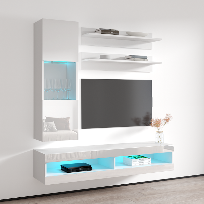 Fly H 34TV Floating Entertainment Center - Meble Furniture