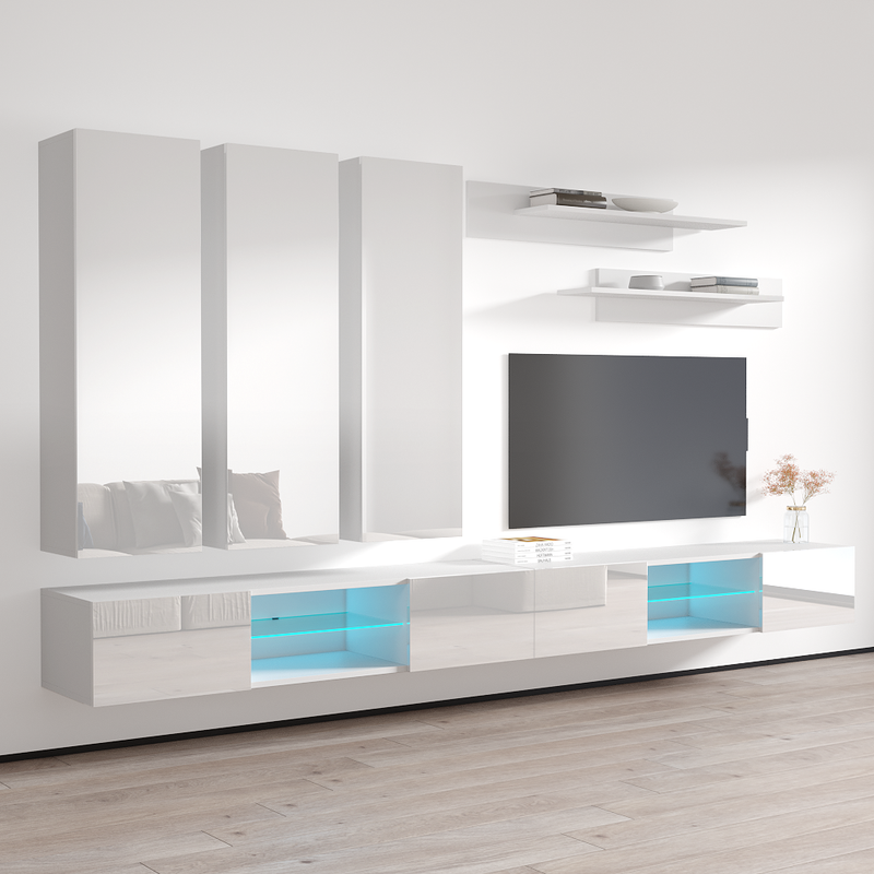 Fly E 33TV Floating Entertainment Center - Meble Furniture