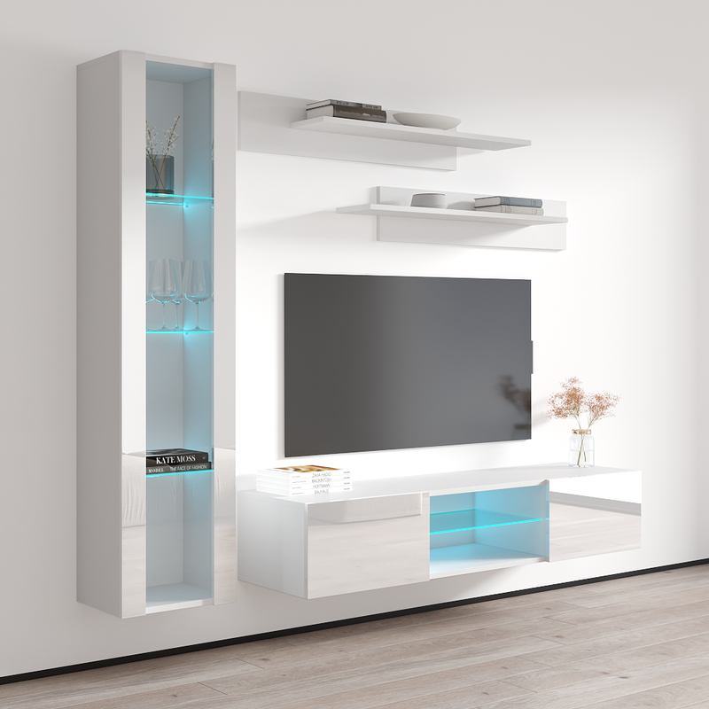 Fly G 33TV Floating Entertainment Center - Meble Furniture