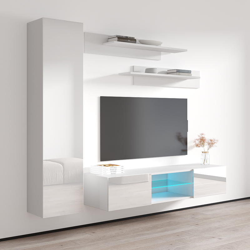 Fly G 33TV Floating Entertainment Center - Meble Furniture