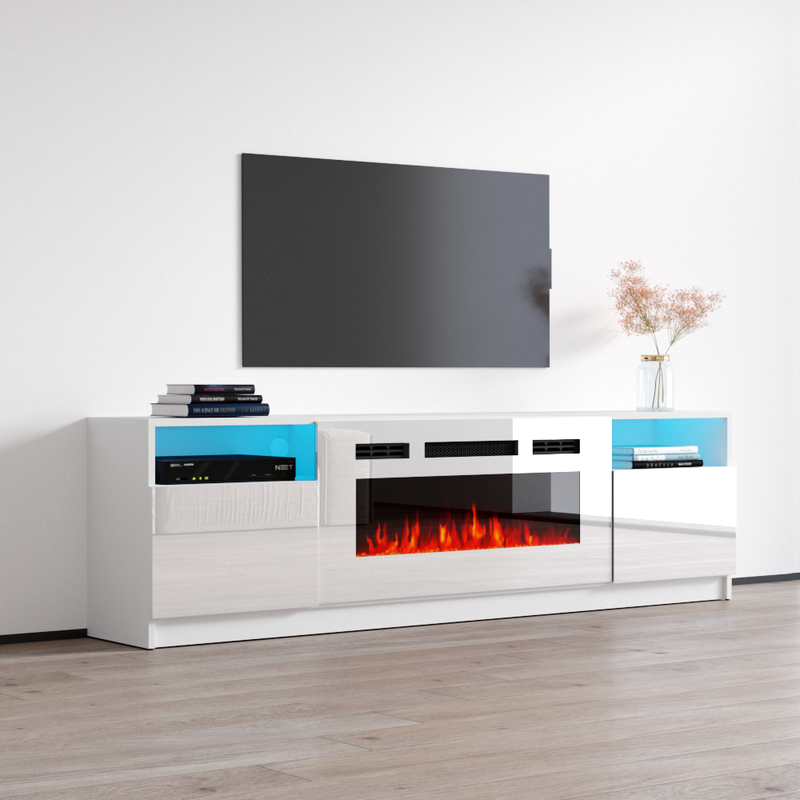 York WH02 Fireplace TV Stand - Meble Furniture