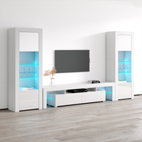Milano 200-BK-BK Entertainment Center - Meble Furniture