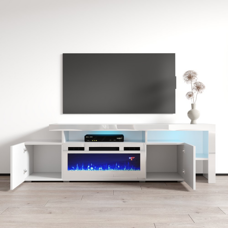 Inferno WH-EF Fireplace TV Stand - Meble Furniture