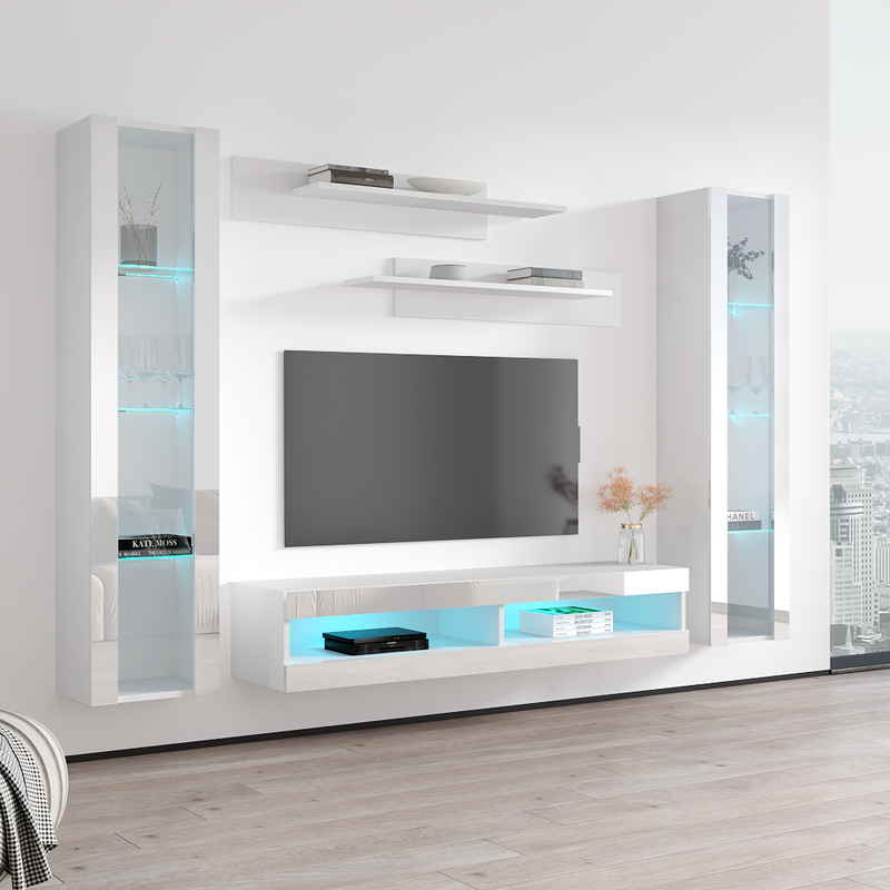 Fly A 34TV Floating Entertainment Center - Meble Furniture