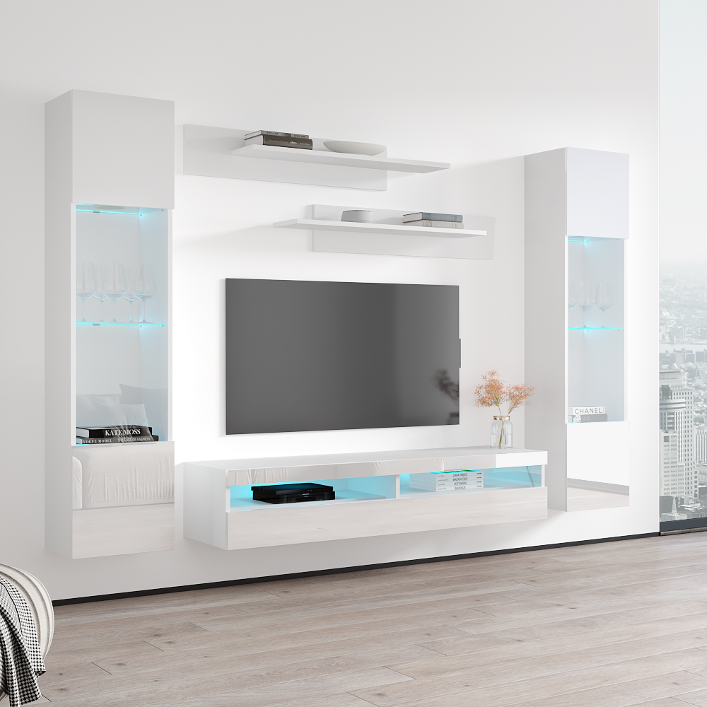 Fly A 35TV Floating Entertainment Center - Meble Furniture