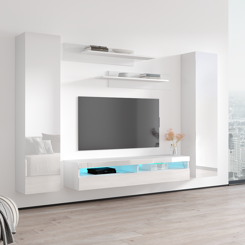 Fly A 35TV Floating Entertainment Center - Meble Furniture