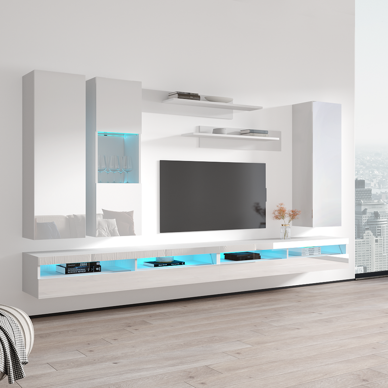 Fly E 35TV Floating Entertainment Center - Meble Furniture