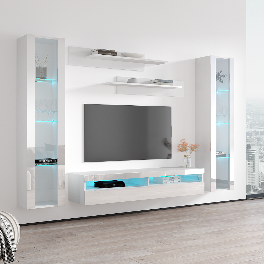 Fly A 35TV Floating Entertainment Center - Meble Furniture