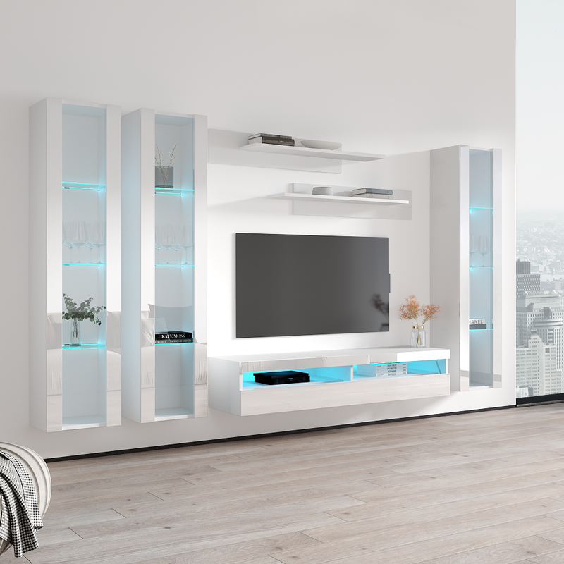 Fly C 35TV Floating Entertainment Center - Meble Furniture