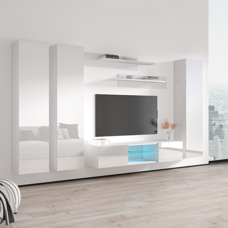 Fly C 33TV Floating Entertainment Center - Meble Furniture