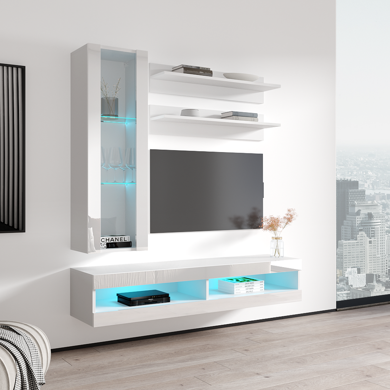 Fly H 34TV Floating Entertainment Center - Meble Furniture