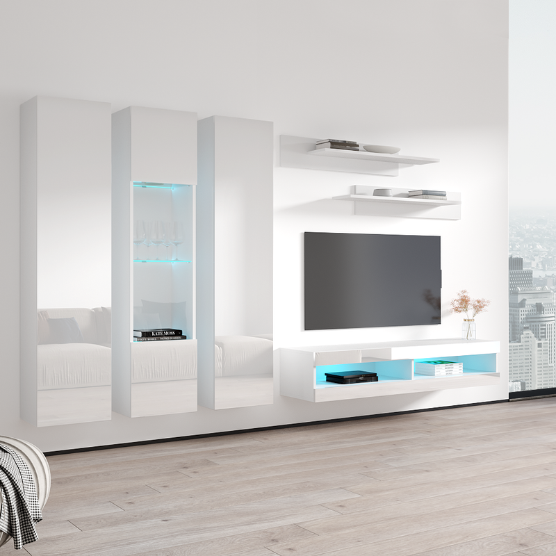 Fly C 34TV Floating Entertainment Center - Meble Furniture