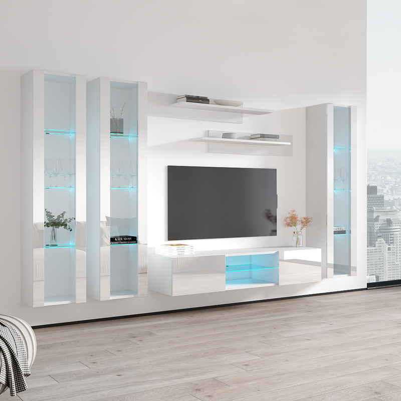 Fly C 33TV Floating Entertainment Center - Meble Furniture