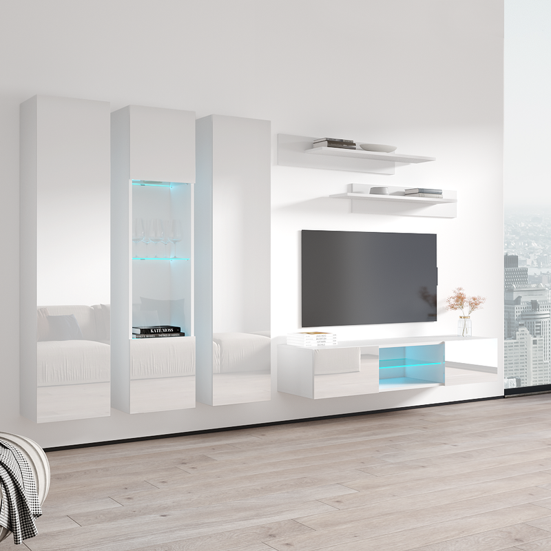 Fly C 33TV Floating Entertainment Center - Meble Furniture