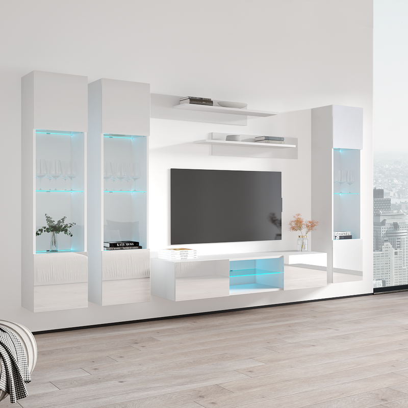 Fly C 33TV Floating Entertainment Center - Meble Furniture
