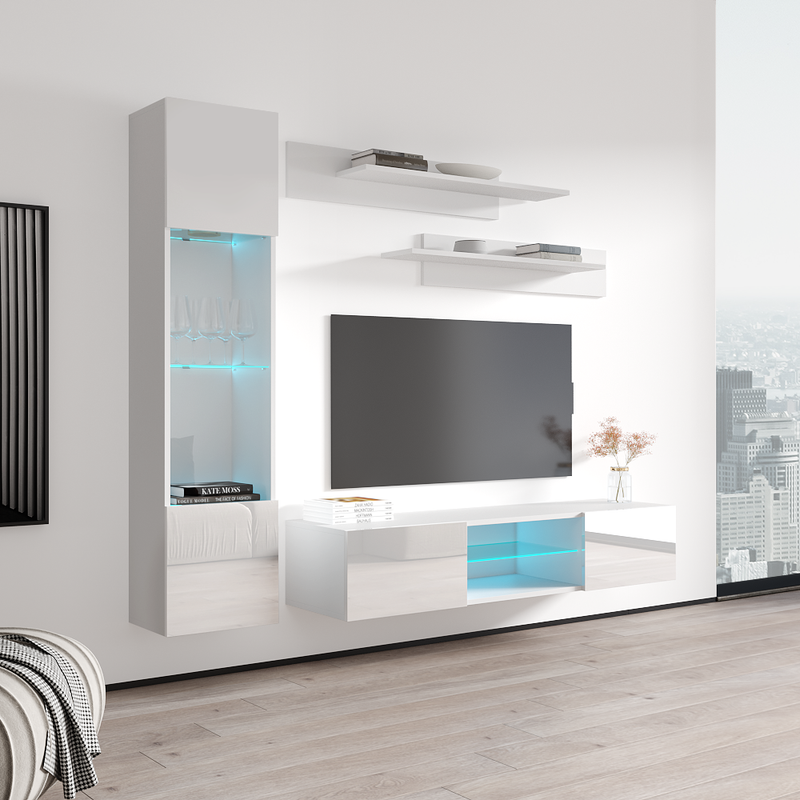Fly G 33TV Floating Entertainment Center - Meble Furniture