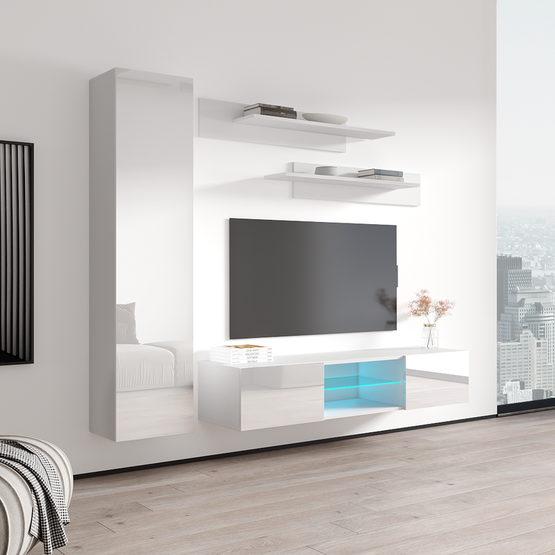Fly G 33TV Floating Entertainment Center - Meble Furniture