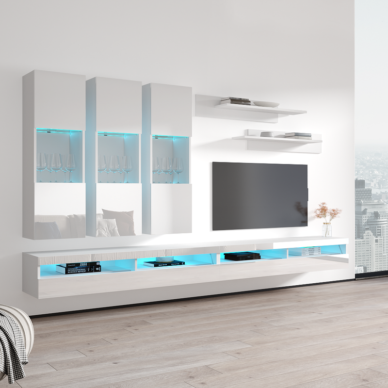 Fly E 35TV Floating Entertainment Center - Meble Furniture