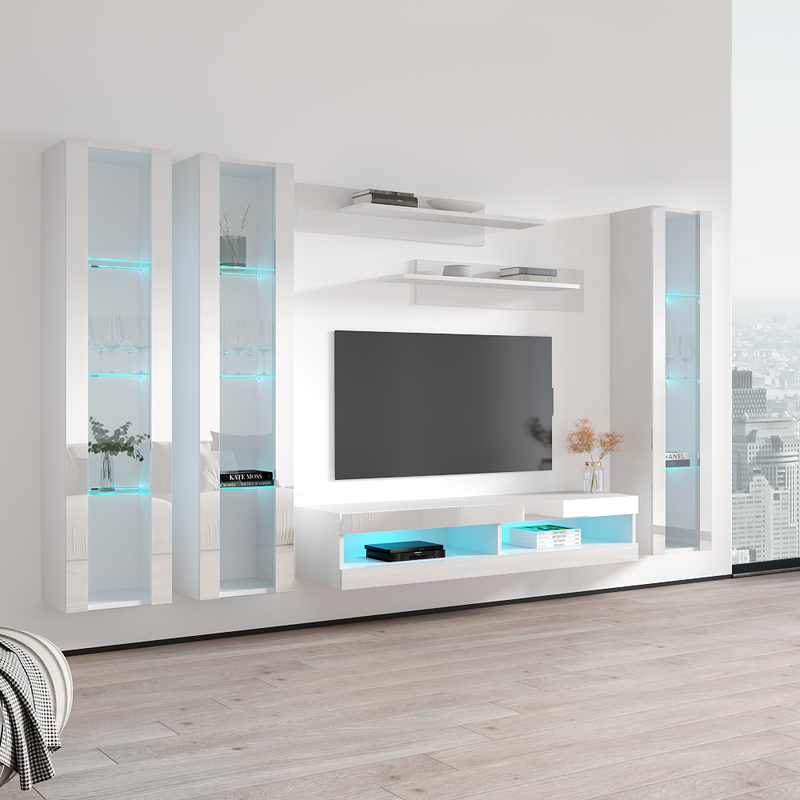 Fly C 34TV Floating Entertainment Center - Meble Furniture