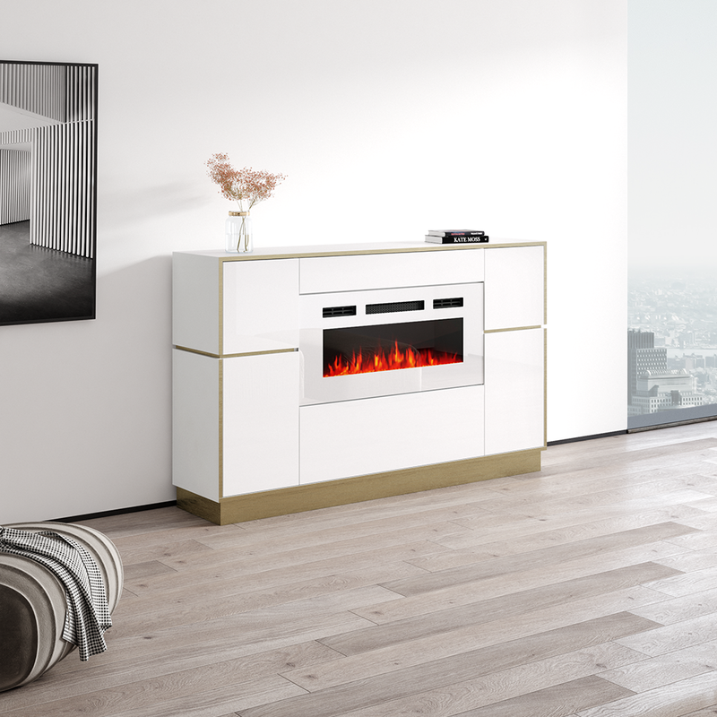 Odessa WH-EF Fireplace Sideboard - Meble Furniture