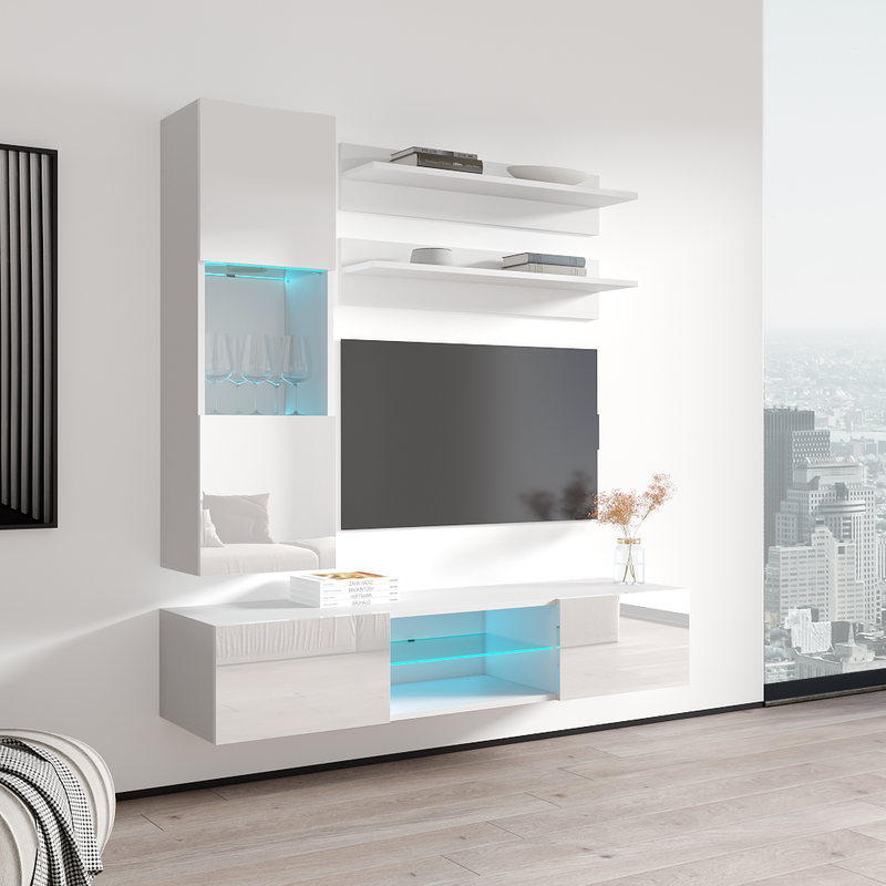 Fly H 33TV Floating Entertainment Center - Meble Furniture