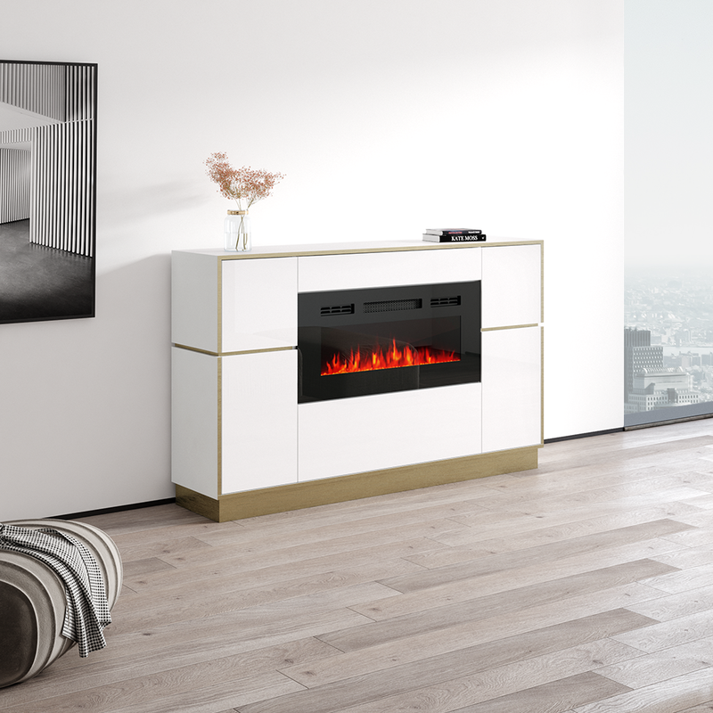 Odessa BL-EF Fireplace Sideboard - Meble Furniture