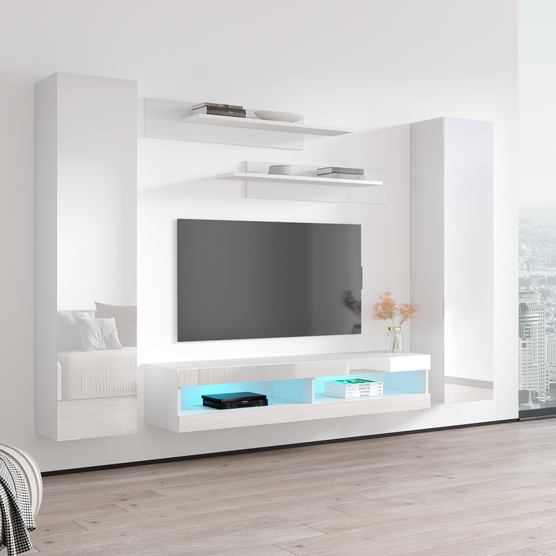 Fly A 34TV Floating Entertainment Center - Meble Furniture