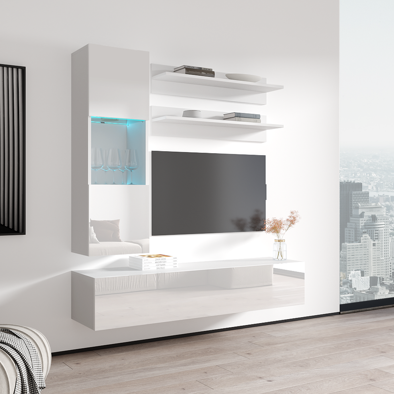 Fly H 30TV Floating Entertainment Center - Meble Furniture