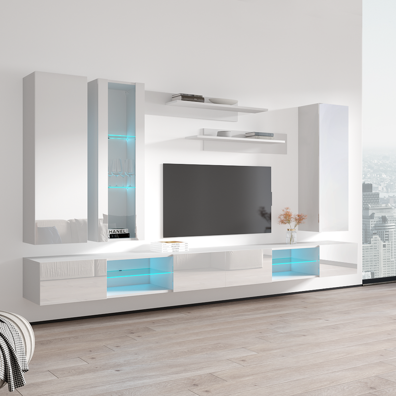 Fly E 33TV Floating Entertainment Center - Meble Furniture