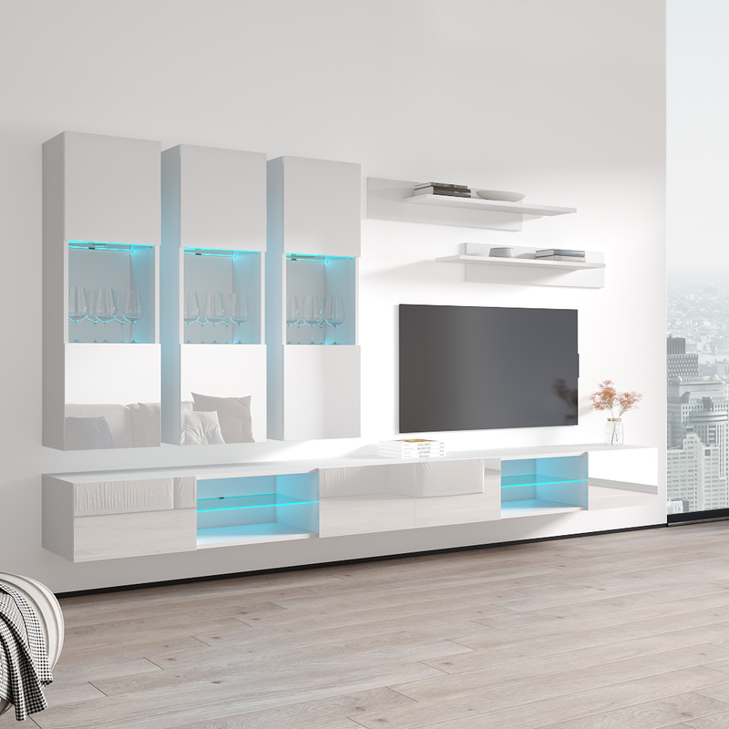 Fly E 33TV Floating Entertainment Center - Meble Furniture