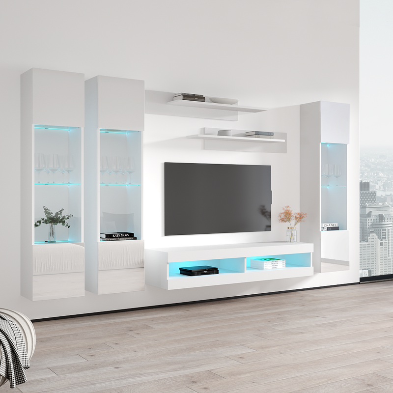 Fly C 34TV Floating Entertainment Center - Meble Furniture