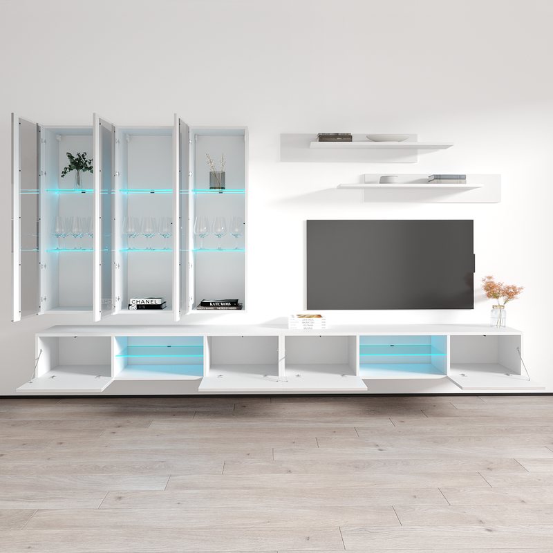 Fly E 33TV Floating Entertainment Center - Meble Furniture
