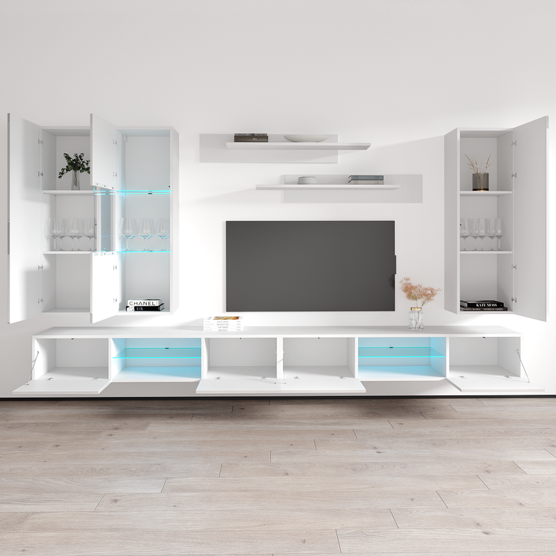 Fly E 33TV Floating Entertainment Center - Meble Furniture