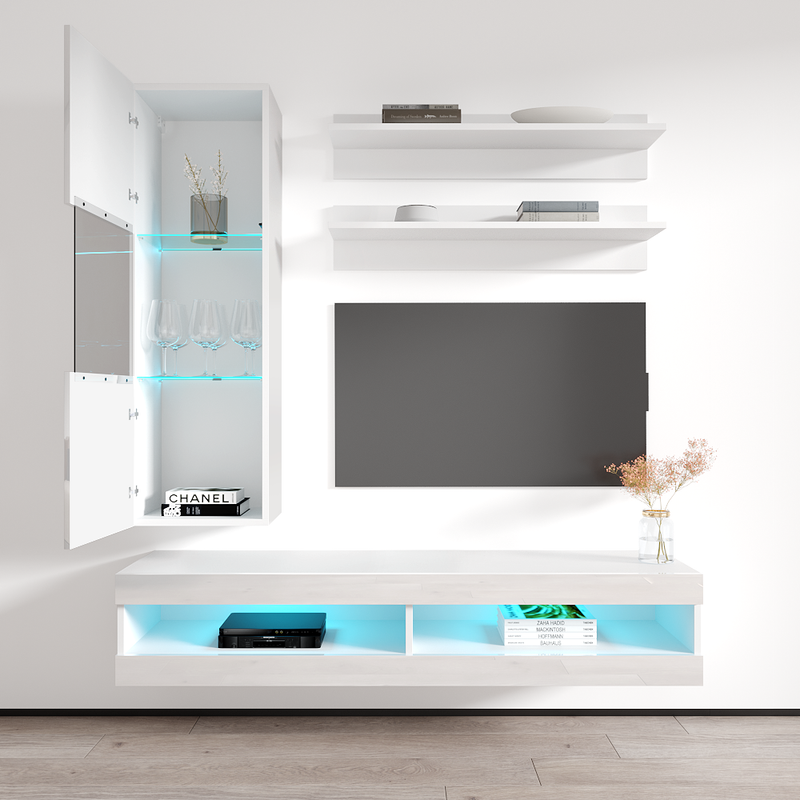 Fly H 34TV Floating Entertainment Center - Meble Furniture