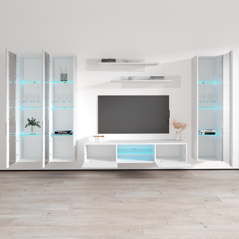 Fly C 33TV Floating Entertainment Center - Meble Furniture