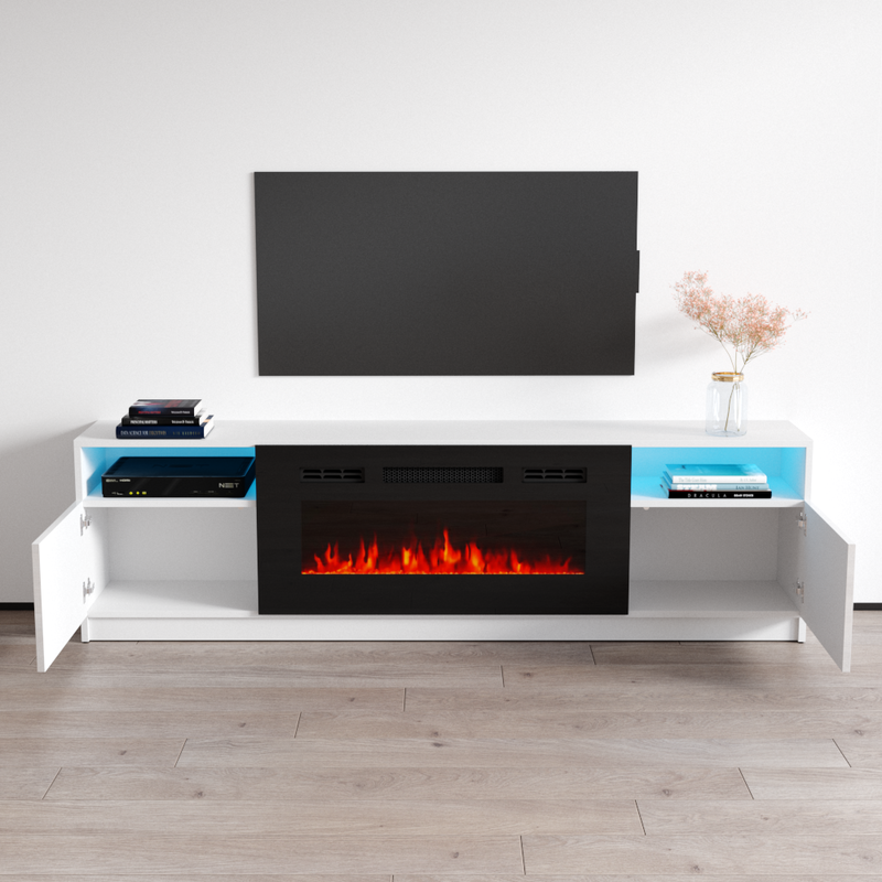 York 02 Fireplace TV Stand - Meble Furniture