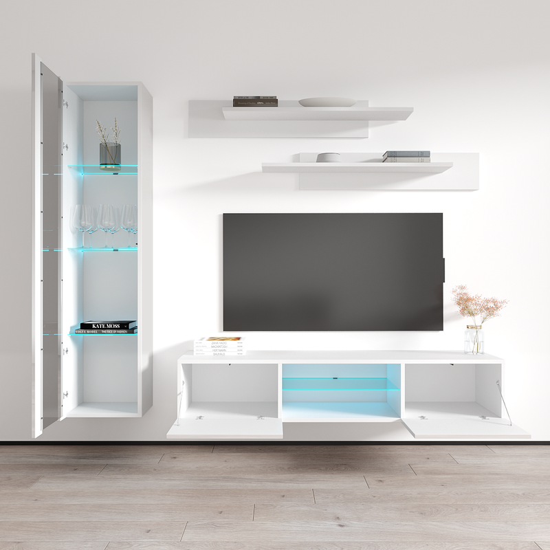 Fly G 33TV Floating Entertainment Center - Meble Furniture