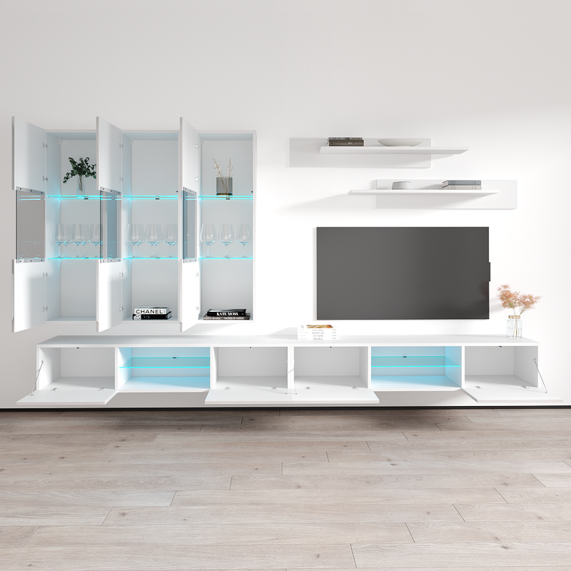 Fly E 33TV Floating Entertainment Center - Meble Furniture